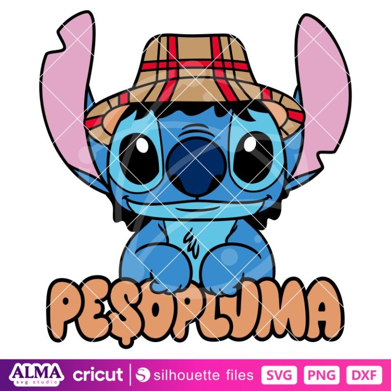 Stitch Peso Pluma Svg, Fan Tour Svg, Musica Regional Svg, Disney Svg